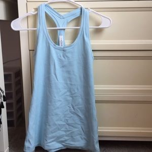 Lululemon light blue racer back tank